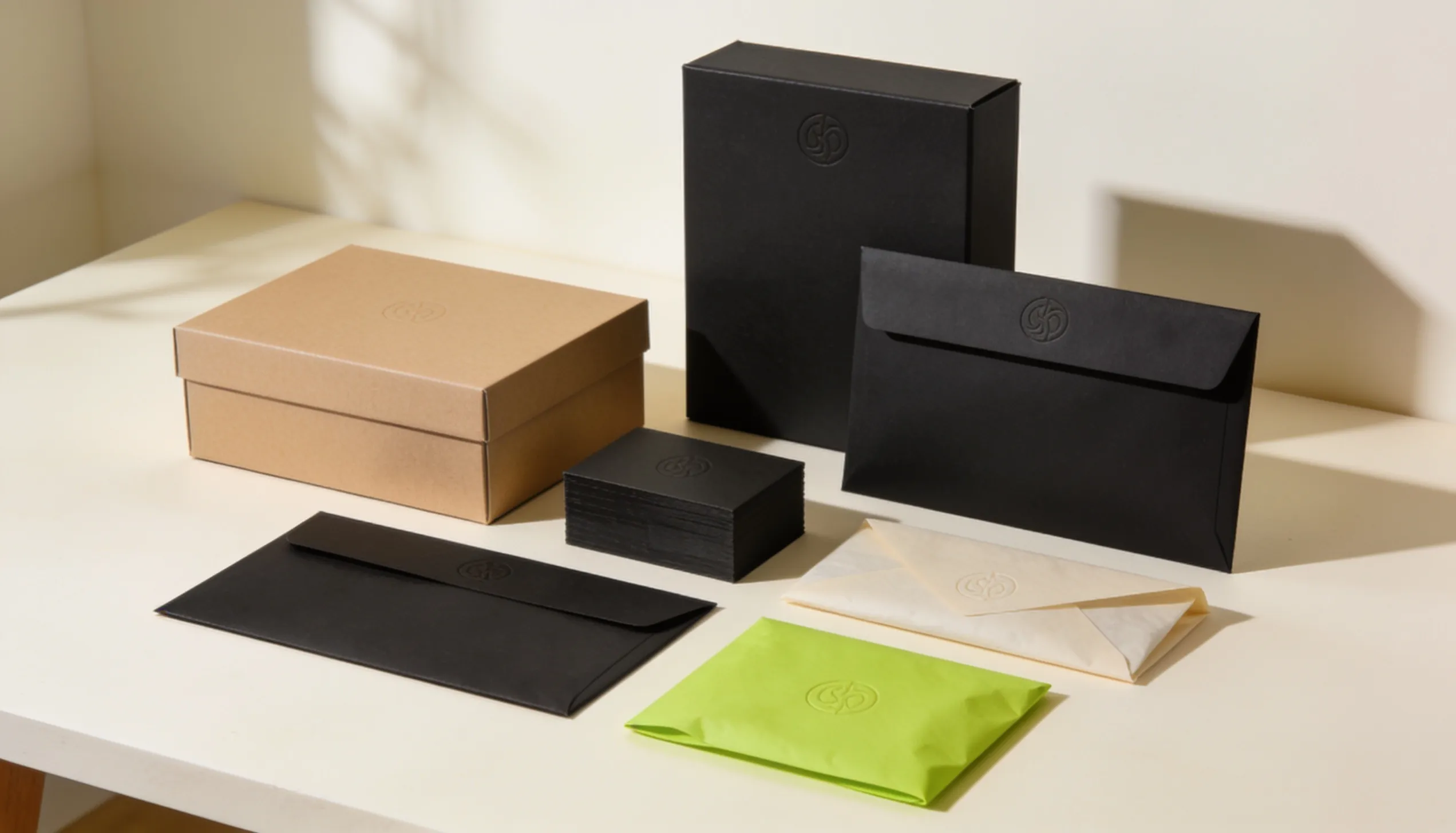 Custom verpakkingsontwerp — branded dozen en duurzame materialen