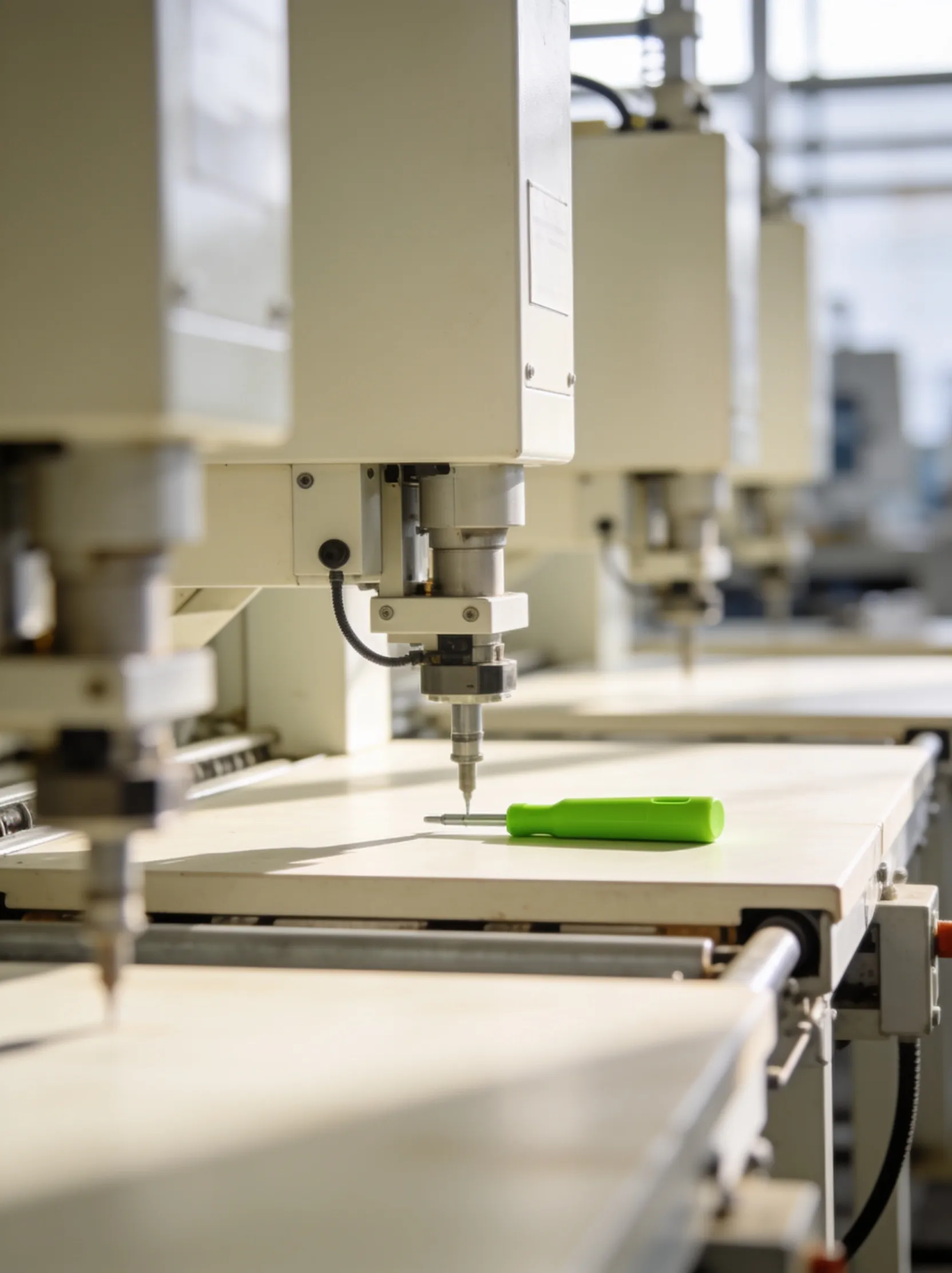 Factory production line assessed during a supplier audit
