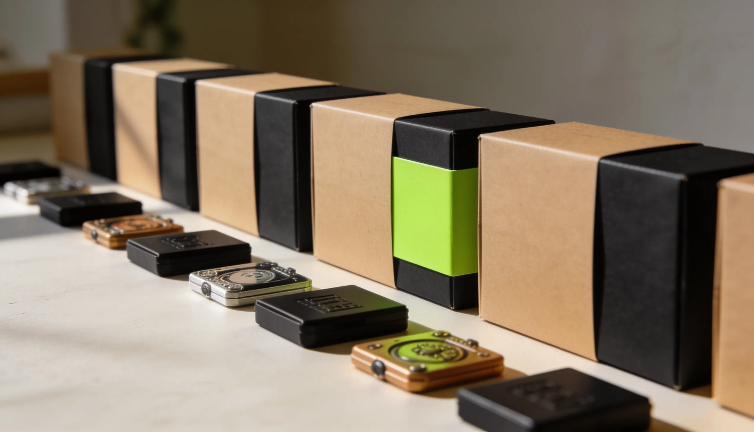 Limited edition branded product drop with custom packaging